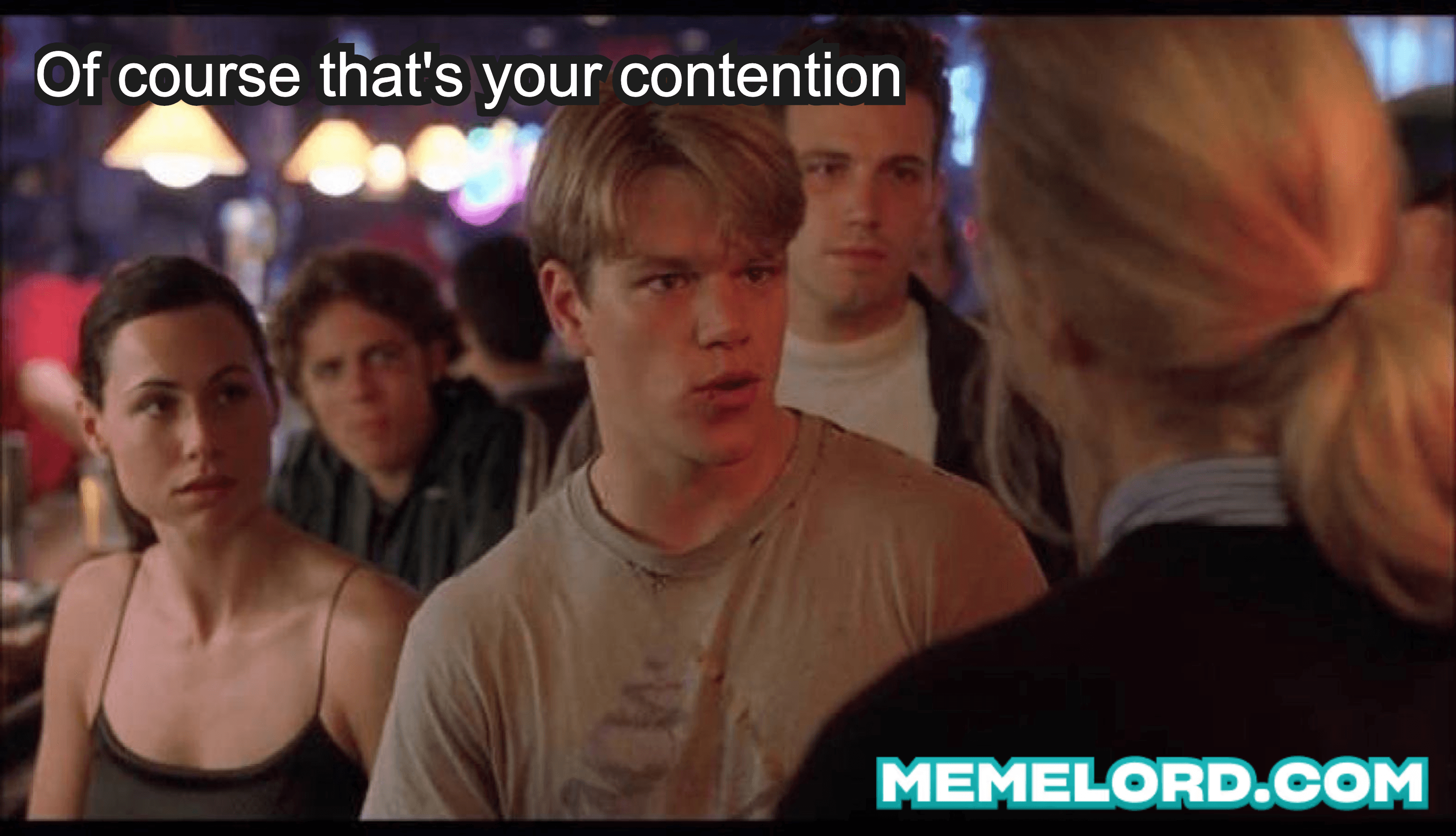 Good Will Hunting Bar Scene Generator